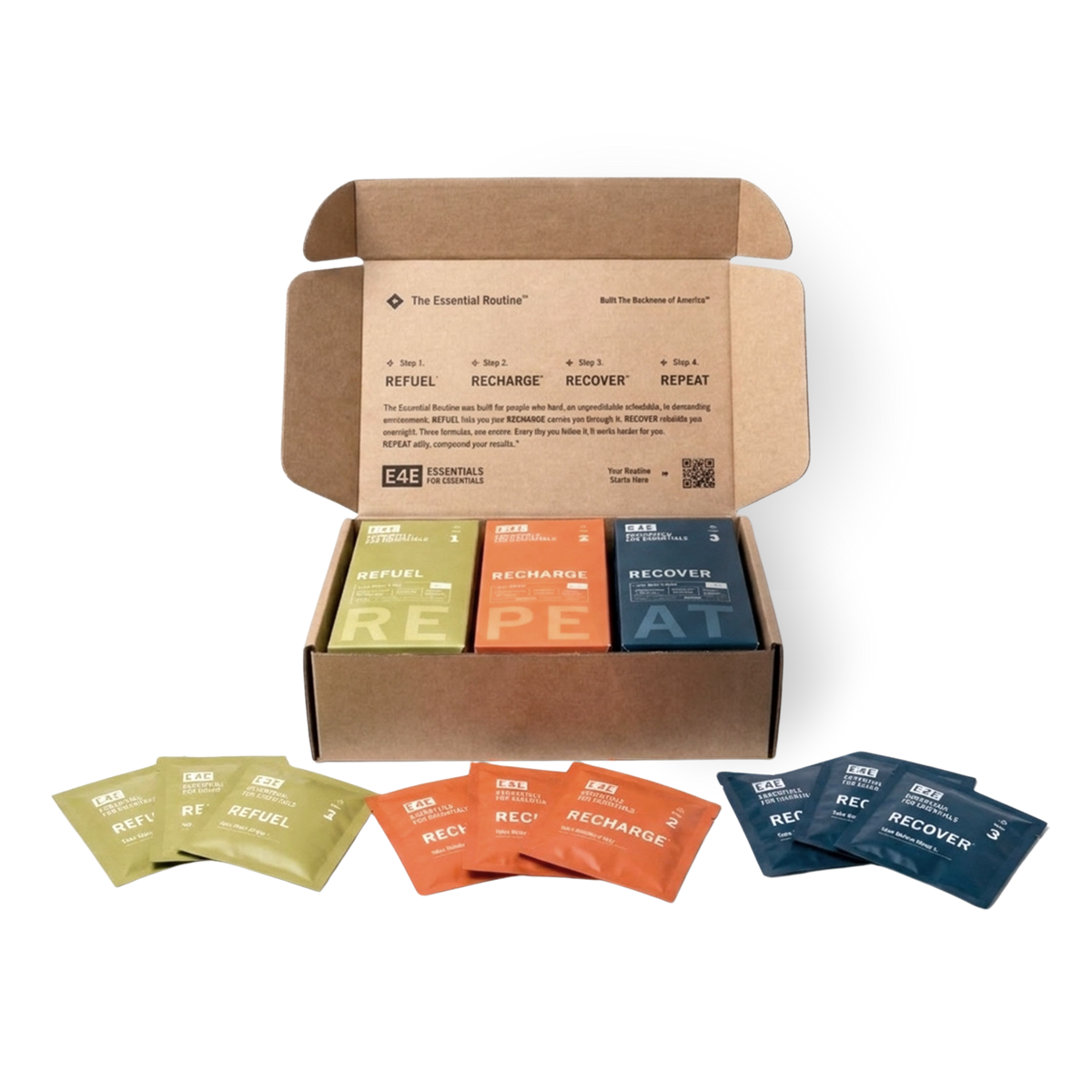 Daily sachets for the routine