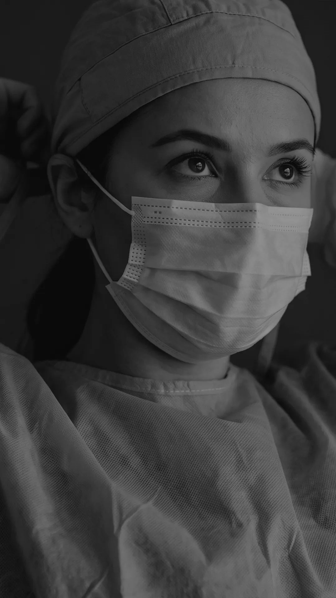 E4E homepage hero — surgical nurse
